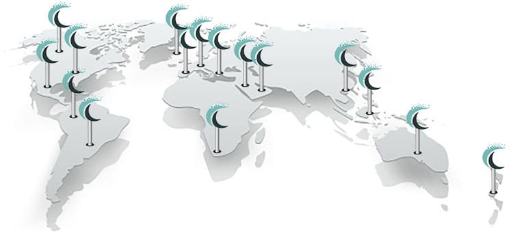 Halotherapy Solutions international customers map