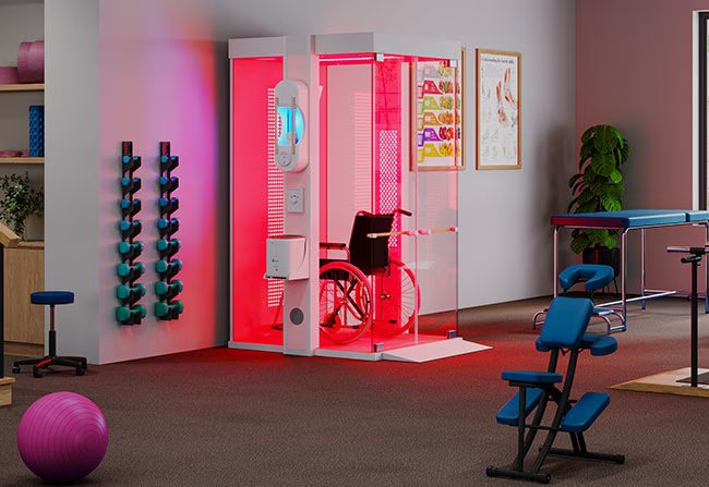 Accessible HaloRed booth